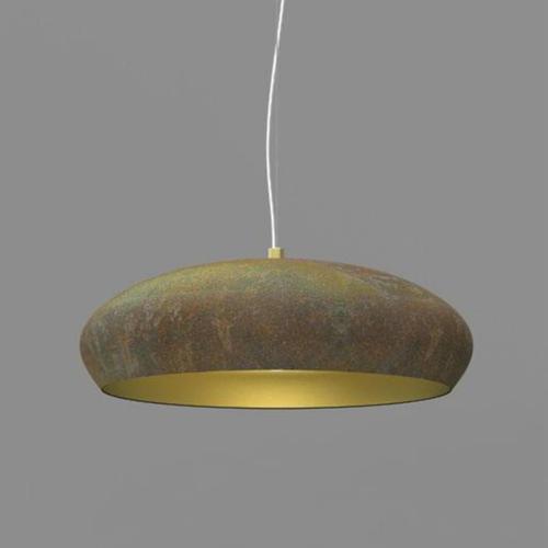 Mika Hanging Lamp in Matt Ral and Galvanic Finish by Aggiolight For Sale - Image 6 of 8