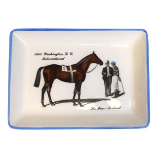 1968 Washington d.c. International Sir Ivor- Ireland Ceramic Ashtray For Sale