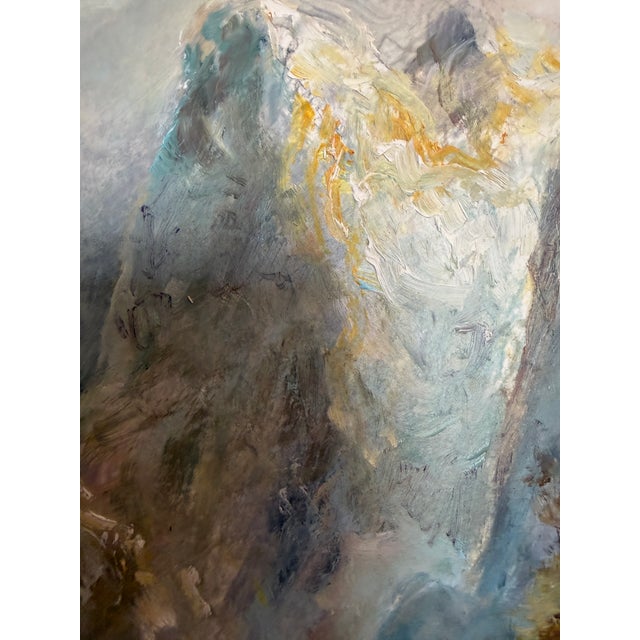 Landscape by Andrey Matvieiev (B. 1988) Original Oil Painting on Board, Framed For Sale In Jacksonville, FL - Image 6 of 10