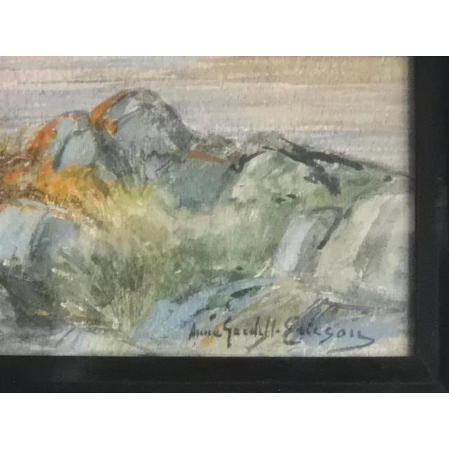 Anna Gardell-Ericson, Stockholm Archipelago, Watercolor, Framed For Sale - Image 6 of 10