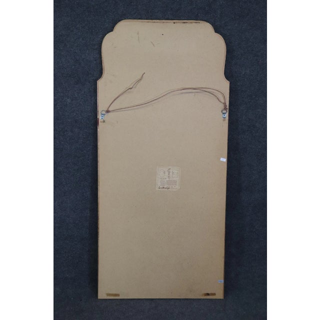 Labarge LaBarge Chinoiserie mirror with gold leaf and sophisticated Lines For Sale - Image 4 of 12