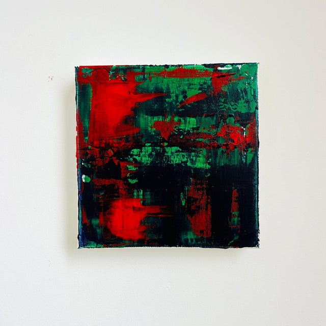 2020s Richter Matrix Abstract Expressionism Acrylic Painting by Shabs Beigh For Sale - Image 5 of 8