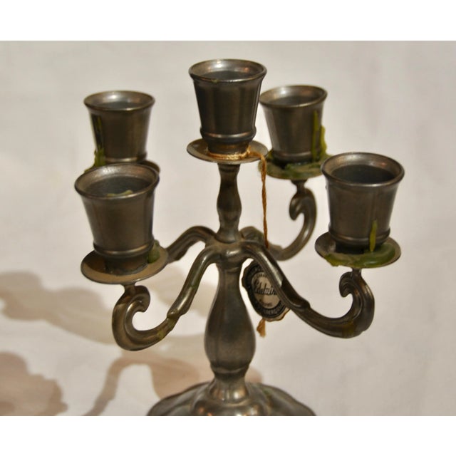 Candelabra for 5 Candles For Sale - Image 4 of 8