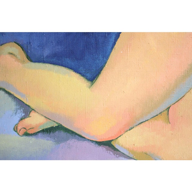 Zita Sudnika, Night, Oil on Canvas For Sale - Image 7 of 9