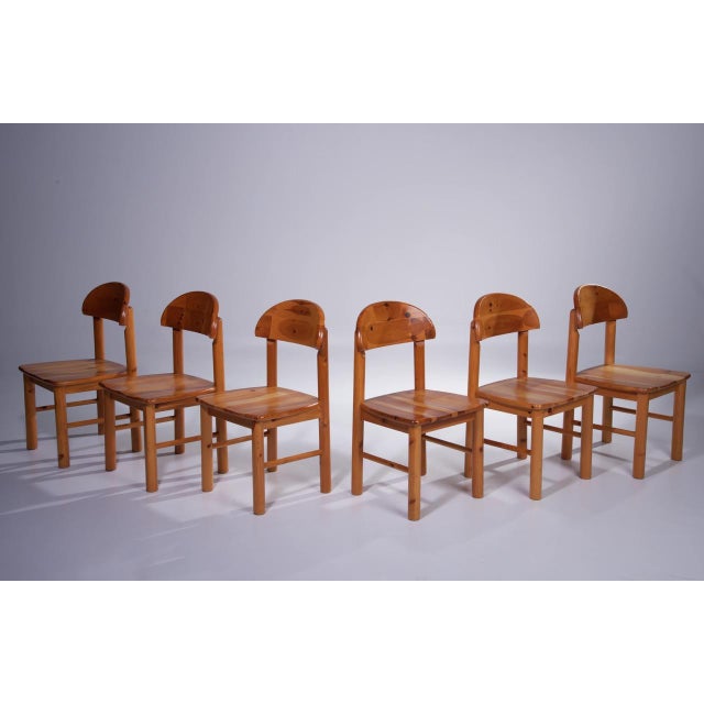 Wood Dining Chairs attributed to Rainer Daumiller, 1970s For Sale - Image 7 of 7