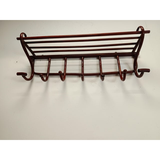 Thonet Wall-Mounted Coat Rack from Thonet, 1890s For Sale - Image 4 of 17