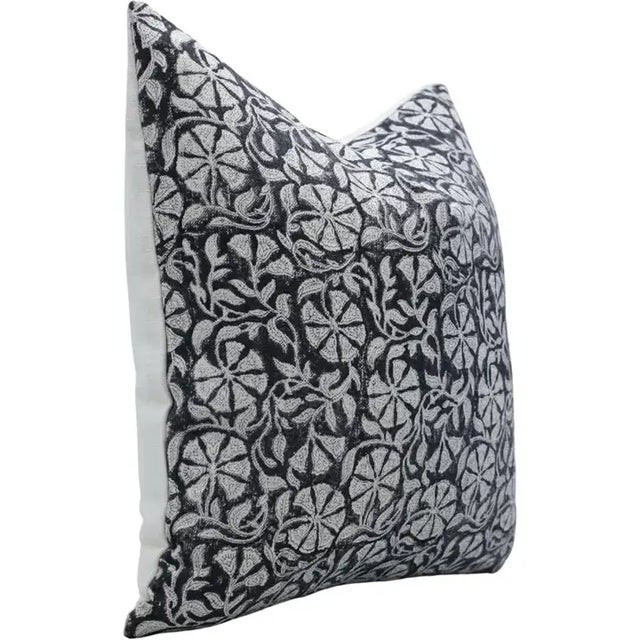 Elevate your space with the intricate beauty of our Rudraksh cushion cover. Hand block printed on soft off-white linen,...