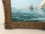 Late 20th Century Large Nautical Oil Painting America's Cup 1881: Mischief and Atalanta Signed by John Bentham-Dinsdale (1927–2008) Framed For Sale - Image 5 of 8