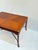 Mid 20th Century Vintage Maitland-Smith Style Coffee Table With Leather-Wrapped Legs and Brass Accents For Sale - Image 5 of 15