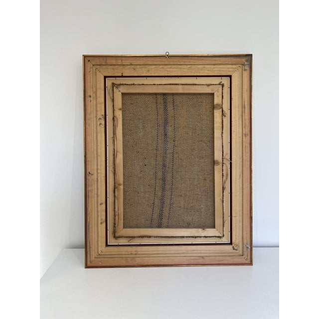 Painted Icon Depicting Notre Dame du Perpétuel Secours, 1960s, Oil on Jute Canvas For Sale - Image 3 of 9