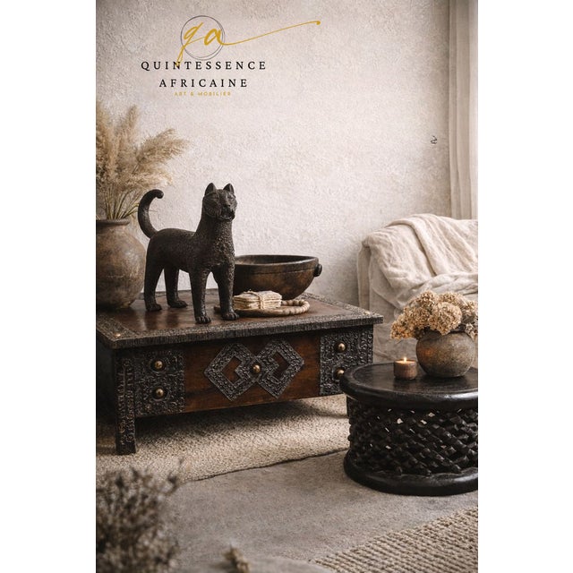 Handcrafted Table from Touareg For Sale - Image 4 of 8