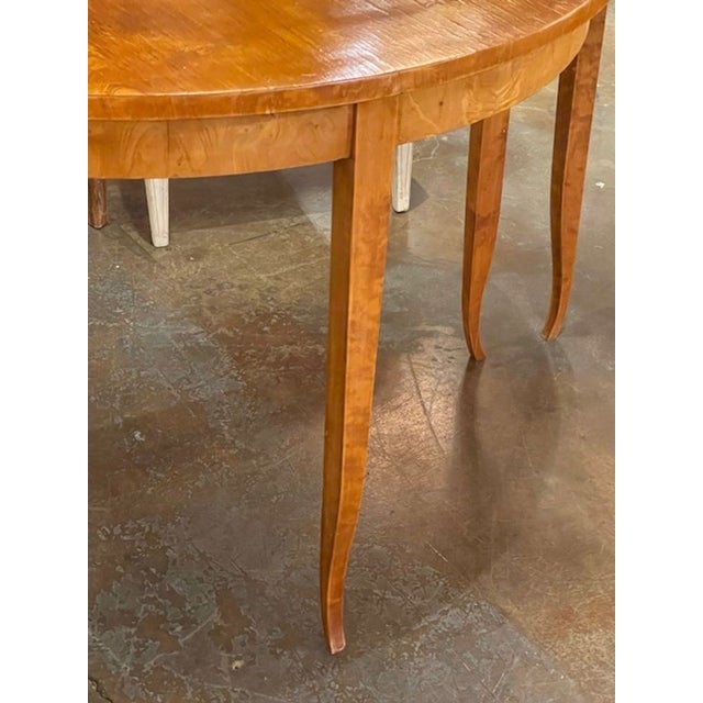Biedermeier Pair of 19th C Biedermeier Fruitwood Consoles For Sale - Image 3 of 8