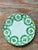 Early 21st Century Vintage Boho Portuguese Glazed Ceramic Clover Plates - Set of 8 For Sale - Image 5 of 6