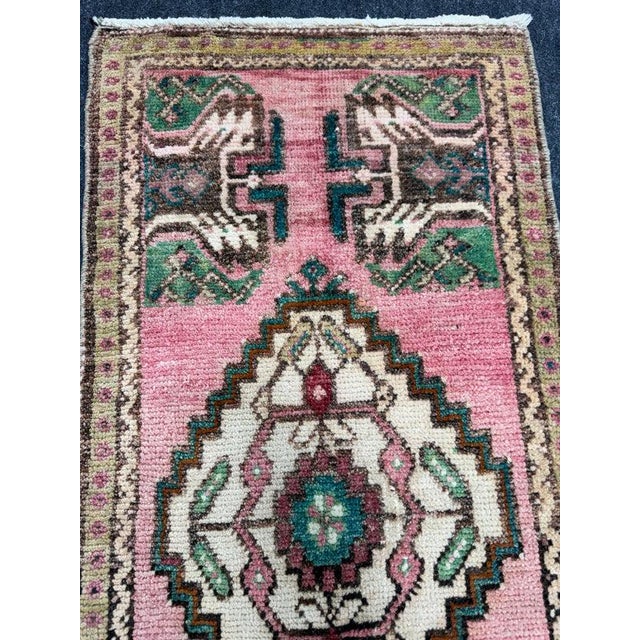 Turkish Yastik Rug 1'6" x 3'7" For Sale - Image 4 of 5