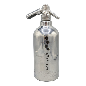 Vintage 1930s Soda King Chrome Seltzer Bottle – Fish & Bubbles Art Deco