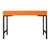 Wood Maple Writing Desk - Orange For Sale - Image 7 of 8