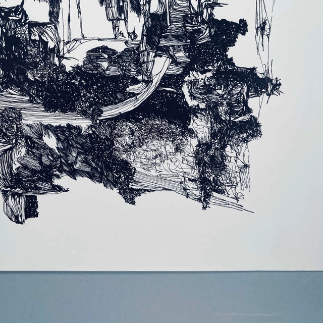 1960s 1960s Abstract Landscape Artist's Proof Signed and Numbered Print For Sale - Image 5 of 12