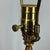 Ornamental & Decorative Materials Bradburn Gallery Hand Painted Urn Table Lamp in Cerulean Blue & Gold For Sale - Image 7 of 11