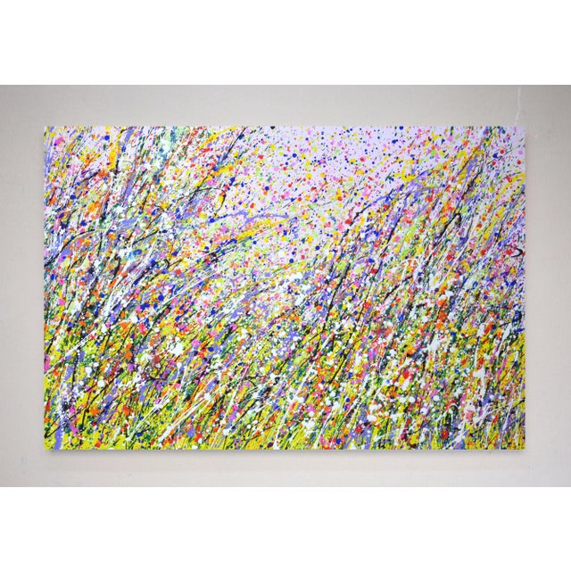 In this cascade of color and emotion, crafted with acrylics, I sought to capture the vibrant interplay of nature's...