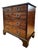 A Small George III Period Mahogany and Brass Chest of Drawers For Sale