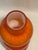 Late 20th Century Modern Global Views Tangerine “ Macchia” Mottled Art Glass Triple Gourd Totem Vase by Turtle and Crane - Palm Beach Regency Style For Sale In Mobile - Image 6 of 11