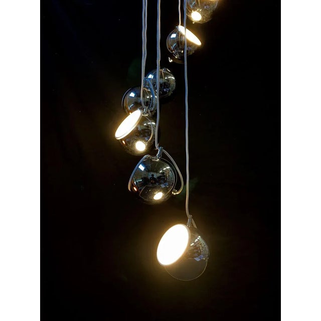 Vintage Italian Chandelier from Reggiani, 1970s For Sale - Image 3 of 12