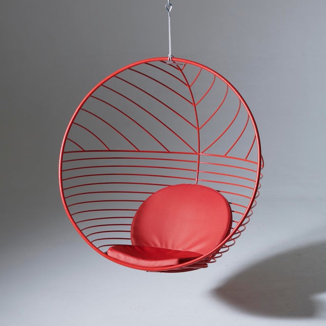 Modern Steel Bubble Hanging Chair Chairish
