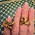 Versace 1990s Retro Versace Three-Finger Brass Knuckle Ring in Antique Gold For Sale - Image 4 of 12
