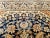 Vintage Persian Nain Area Rug,Handwoven Floral Pattern, Navy & Ivory, 4’ X 6’ For Sale - Image 4 of 12