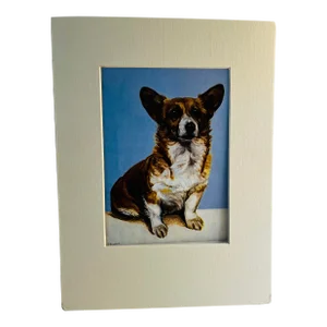 Vintage Corgi Dog Print