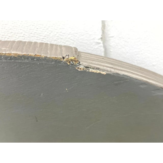 Silver Betty Cobonpue Large Pencil Reed Wall Mirror in Silver Leaf Finish For Sale - Image 8 of 10