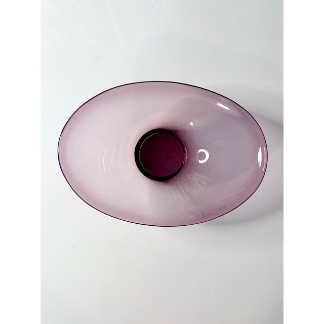 Sculptural Snits Bowl in Rose Gold Mouth-Blown Glass attributed to Lotte Petterson for Ikea, Sweden, 2000s For Sale - Image 10 of 11