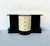 A distinctive 1930s art deco chest of drawers/sideboard, entirely made of black lacquered wood and parchment, suitable for...