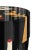 Modern Azure Bedside Table in Black Yellow Wood Marquetry by HOMMÉS Studio For Sale - Image 3 of 4
