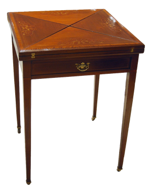 Antique Gaming Table in Mahogany, 1890s