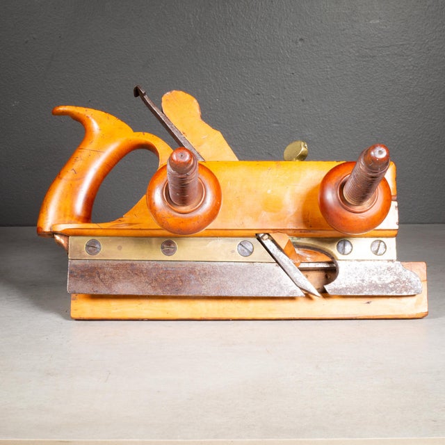Solid Boxwood Extra Long Plow Plane C.1850 For Sale - Image 4 of 9
