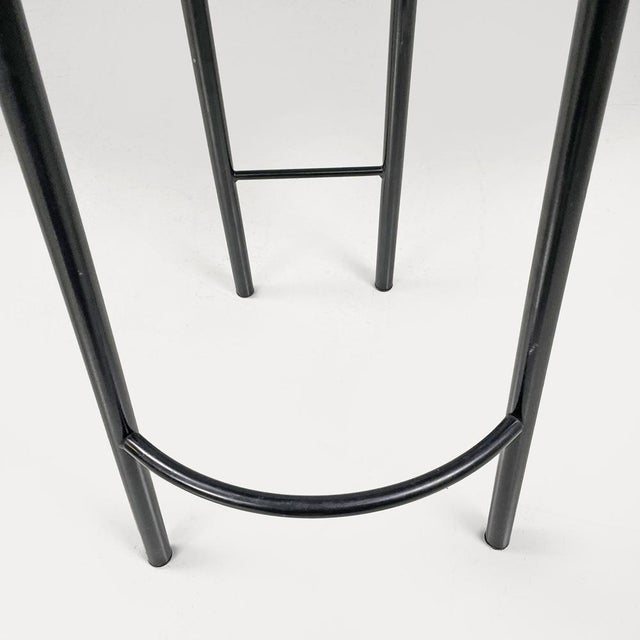 Italian Postmodern Black Metal and Rubber Stools from Fly Line, 1990s, Set of 2 For Sale - Image 18 of 18