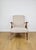Vintage armchair b-310 var in beige structural boucle from the 1970s, with beech-coloured wood. unique var b-310 armchair...