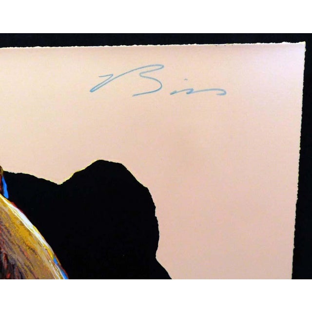 "Poncho In His Sunday Best" Original Limited Edition Serigraph on paper by Earl Biss Hand Signed by the Artist Art size :...