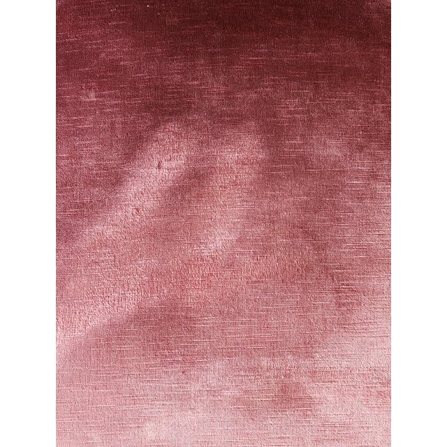 19th Century 19th Century Antique Victorian Velvet Marquetry Fauteuil Parlor Armchair For Sale - Image 5 of 12