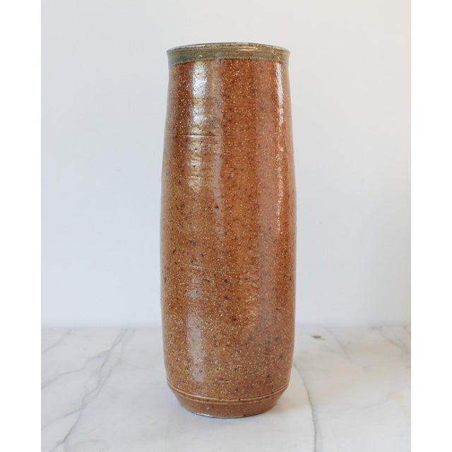 Vintage Studio Art Pottery Vase For Sale In Milwaukee - Image 6 of 9
