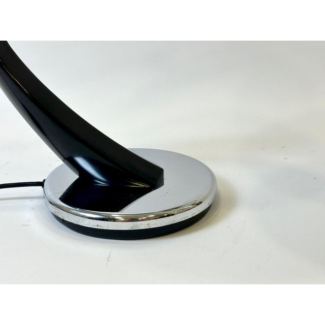 Black Boomerang 64 Desk Lamp by Luis Pérez De La Oliva for Fase, 1970s For Sale - Image 8 of 12