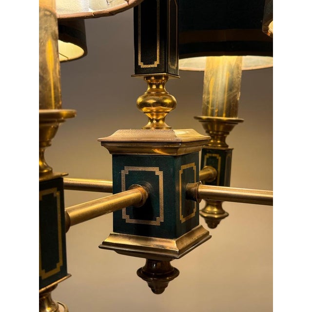 This lovely French chandelier was found in a villa built in the late 1950s. The beautiful, high-quality craftsmanship is...