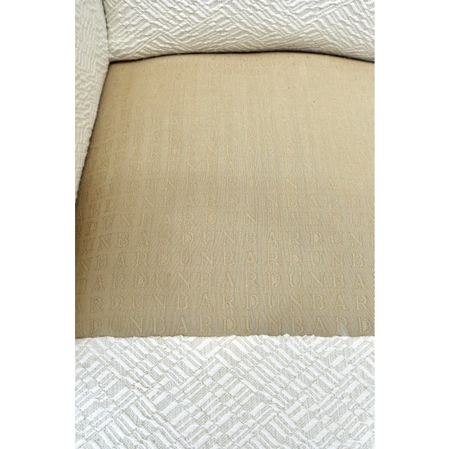 White 1950's Edward Wormley Dunbar Wingback Lounge Arm Chair For Sale - Image 8 of 10