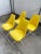 1970 Yellow Vinyl Dining Chairs - a Set of 4 For Sale - Image 4 of 13