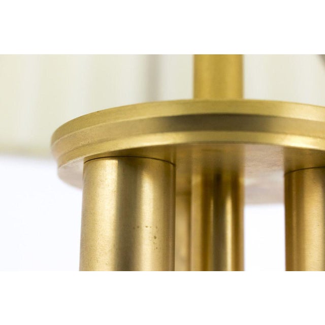 Acrylic Glass and Gilt Bronze Lamp, 1940s For Sale - Image 3 of 6