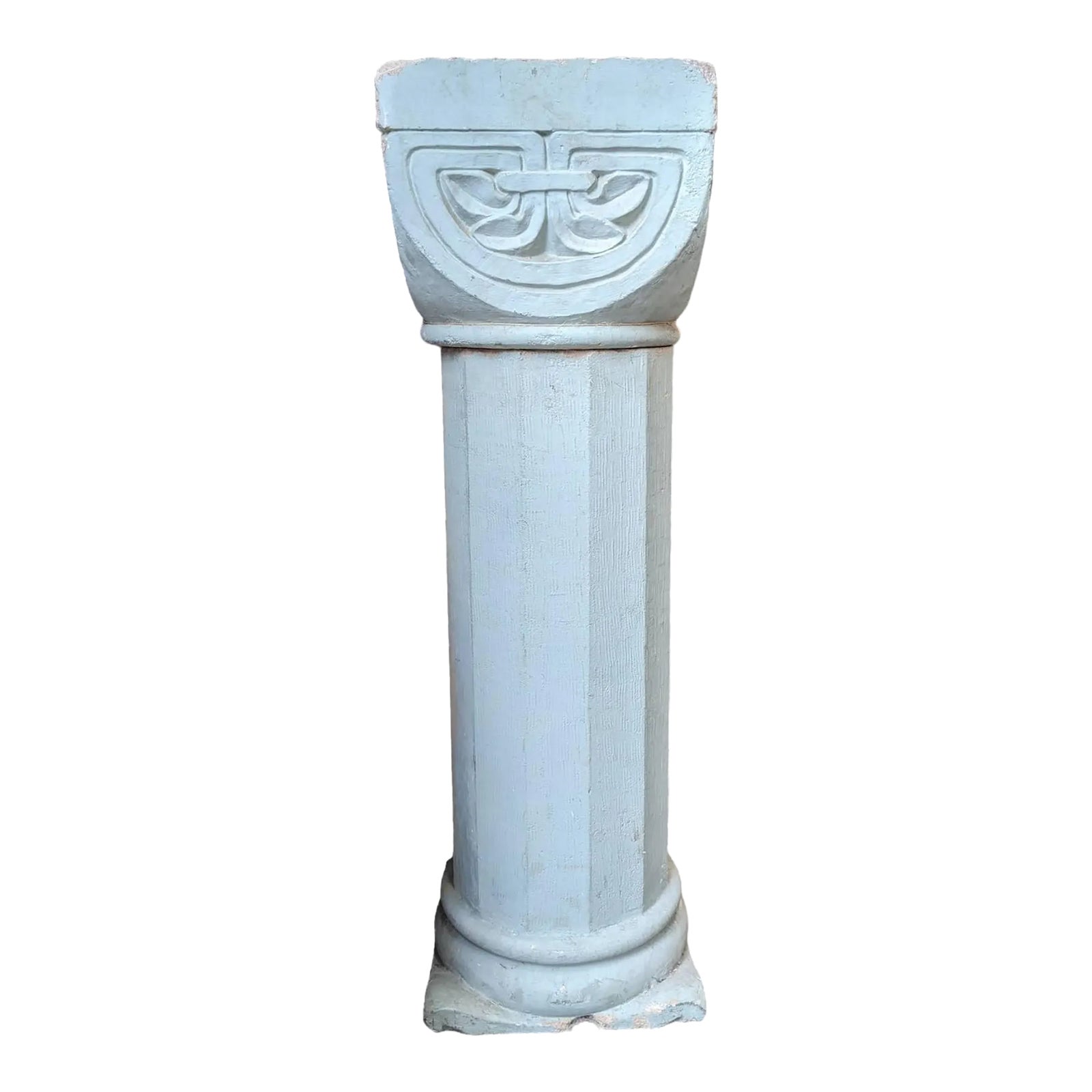 Vintage Composition Columns | Chairish