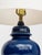 Chinoiserie Indigo Ceramic Ginger Jar Lamps - a Pair For Sale - Image 3 of 5