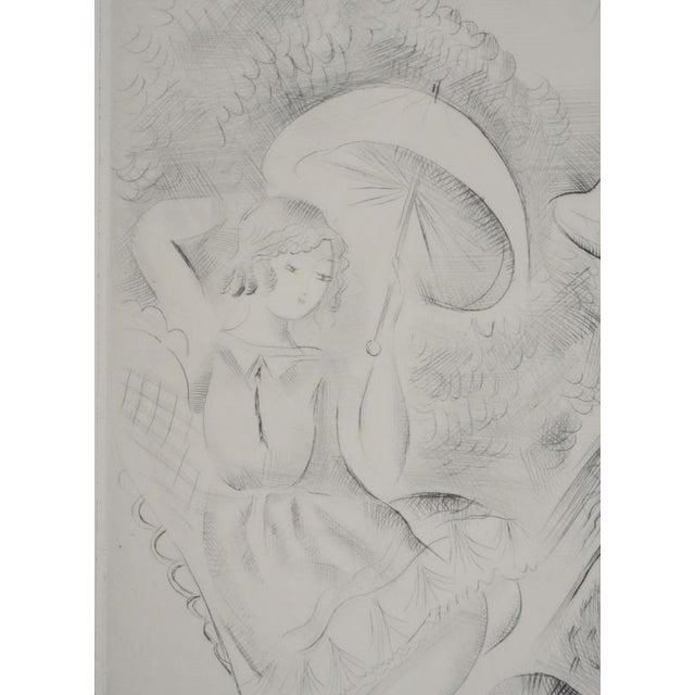 Mily Possoz, Family with a Cat, Original Signed Engraving For Sale - Image 8 of 10