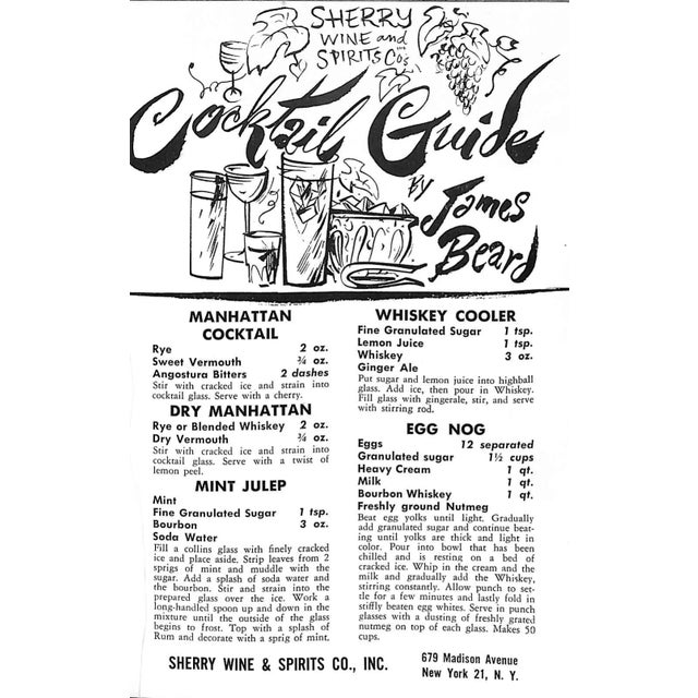 A vintage cocktail book